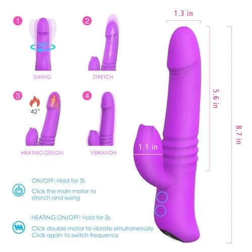 Heating Rabbit Vibrator