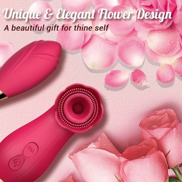 Powerful Clitoral Sucking Vibrator Rose Toy