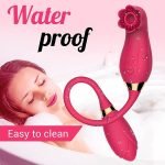 Powerful Clitoral Sucking Vibrator Rose Toy