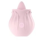 Rechargeable Licking Silicone Rose Flower Toy