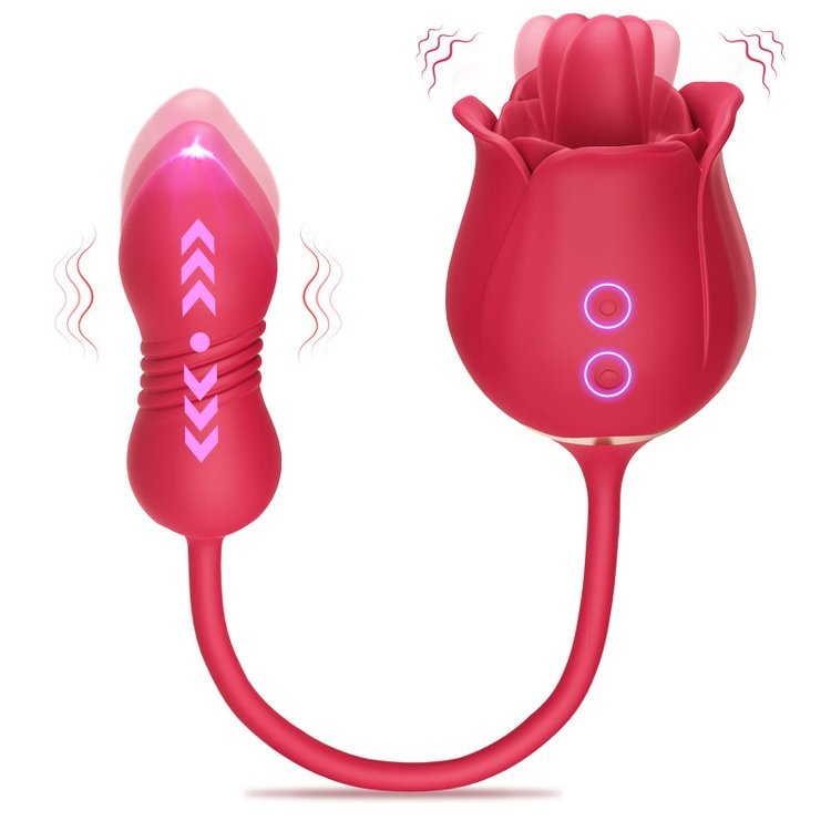 Rose toy vibrator product example from Sosrose