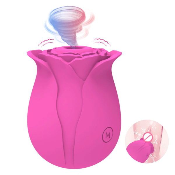 Rose Vibrator Delux With Multicolor