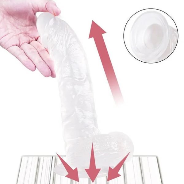 Pure Love 7.5 Inch Silicone Dildo With Suction Cup