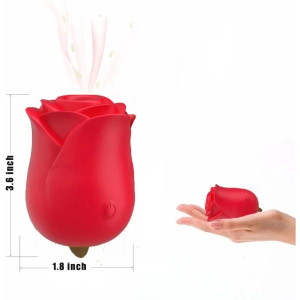 Rose Waterproof Sucking Lick Vibrator Sex Toys